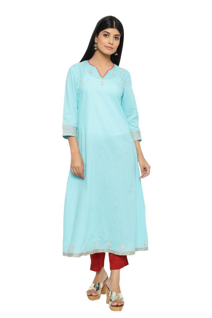 Buy Grey Kurta Suit Sets for Women by Jaipur Kurti Online | Ajio.com